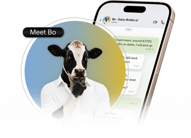 Bo answering a trader on WhatsApp